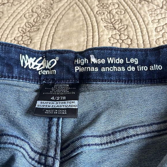 Mossimo Denim High Rise Wide Leg Jeans - Picture 2 of 4